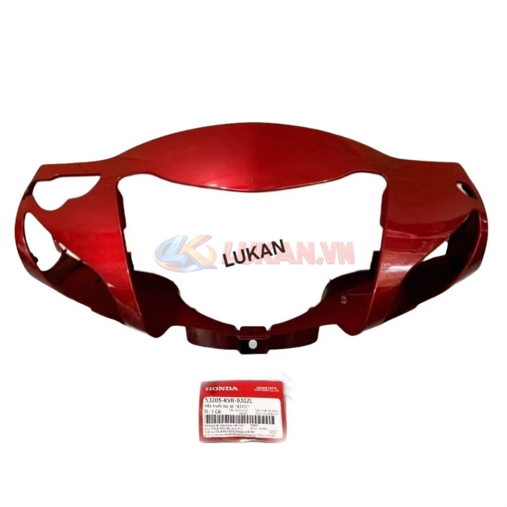 Nhựa ốp võ đầu đèn trước WAVE S100, RS, RSX... Đỏ bóng, bàn thờ zin 53205-KVL-920ZL - Ảnh 3