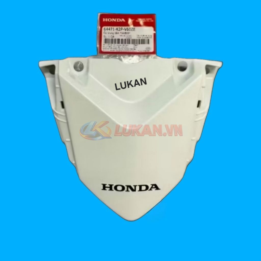 Nắp ốp võ nhựa đuôi, mu rùa WINNER X 2022... Trắng zin Honda - Ảnh 3