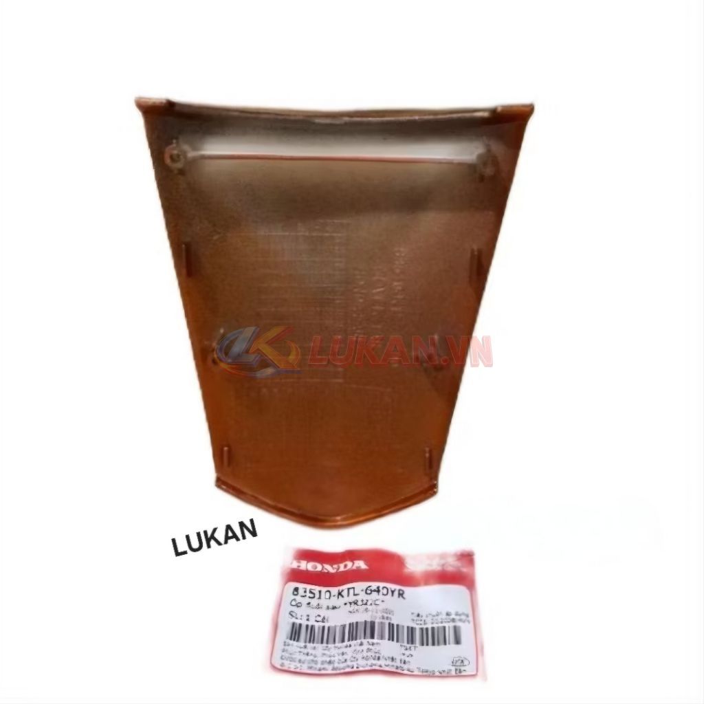 Nắp ốp võ nhựa đuôi, mu rùa WAVE A, ALPHA, S100... Cam zin 83510-KTL-640YR - Ảnh 2