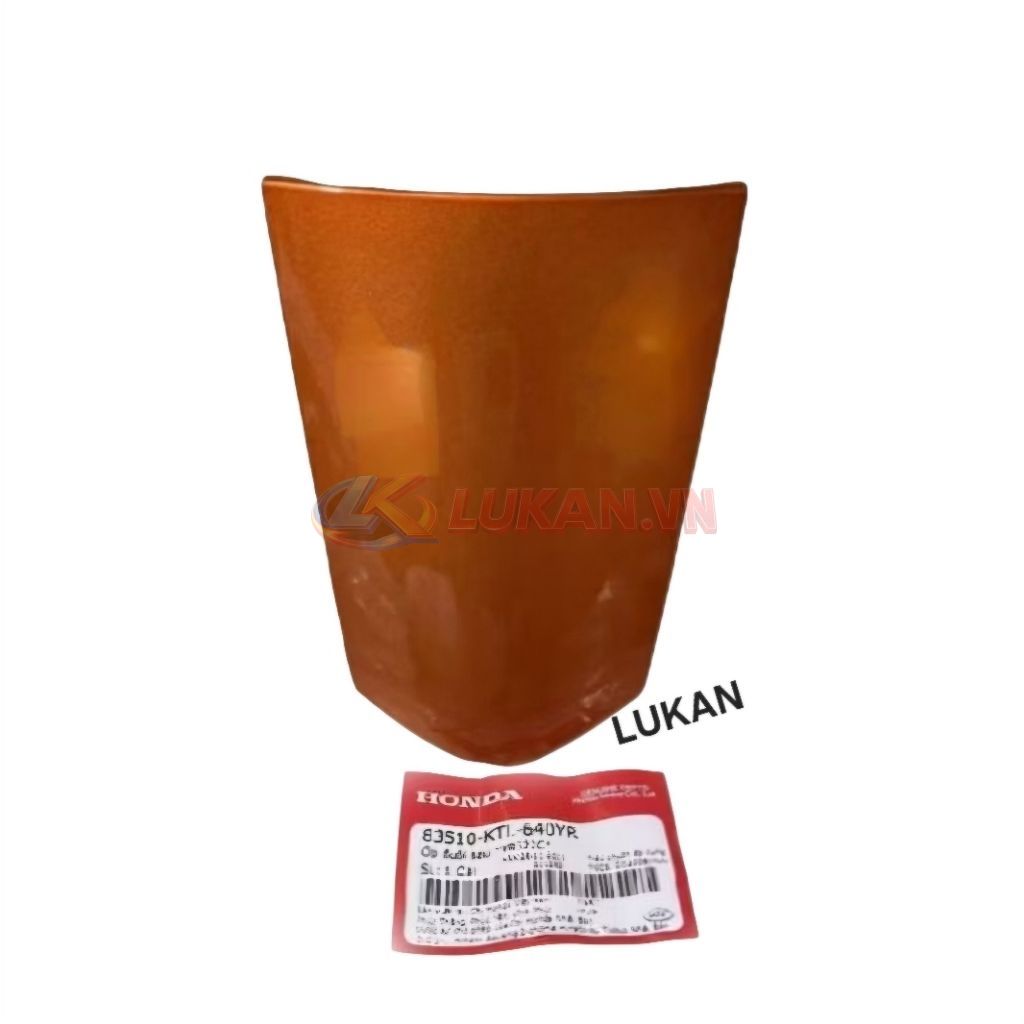 Nắp ốp võ nhựa đuôi, mu rùa WAVE A, ALPHA, S100... Cam zin 83510-KTL-640YR - Ảnh 4