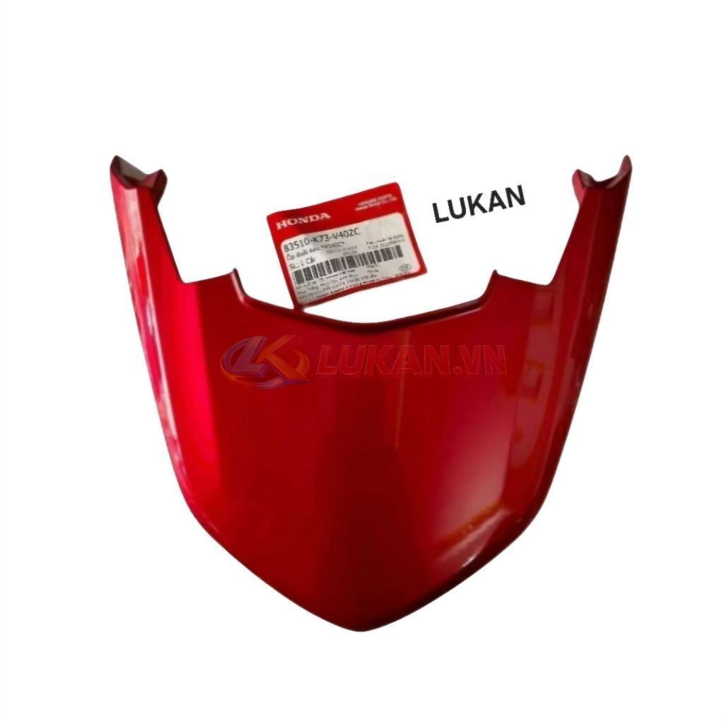 Nắp ốp võ nhựa đuôi, mu rùa FUTURE LED 125 Đỏ bóng zin Honda 83510-K73-V40ZC - Ảnh 2