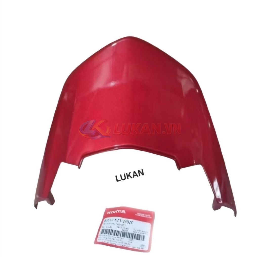 Nắp ốp võ nhựa đuôi, mu rùa FUTURE LED 125 Đỏ bóng zin Honda 83510-K73-V40ZC - Ảnh 4