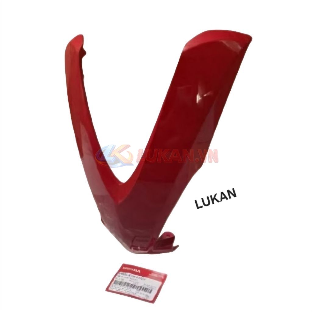 Nhựa mặt nạ trước chữ V xe FUTURE NEO 125 Đỏ zin 64500-KTM-970ZH - Ảnh 2