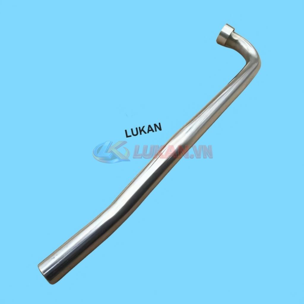 Cổ pô ống xã inox 201 xe WAVE A, ALPHA 110, BLADE... phi 22