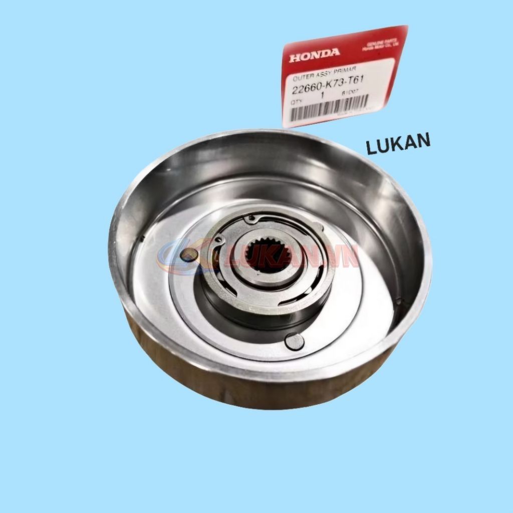 Nhông chuông nồi côn ba càng FUTURE MẬP, LED 125... zin Honda 22660-K73-T61, 22660-KYZ-901 - Ảnh 3