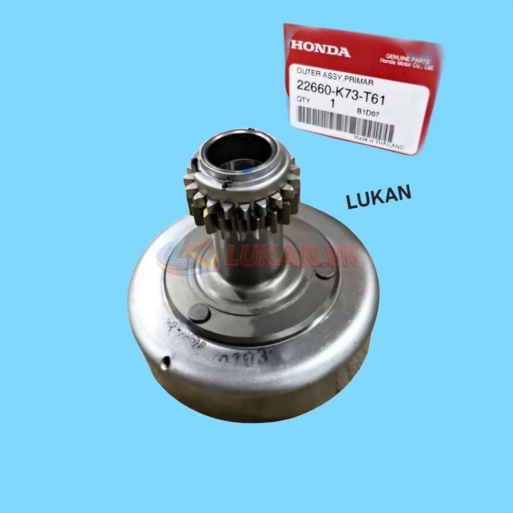Nhông chuông nồi côn ba càng FUTURE MẬP, LED 125... zin Honda 22660-K73-T61, 22660-KYZ-901 - Ảnh 4