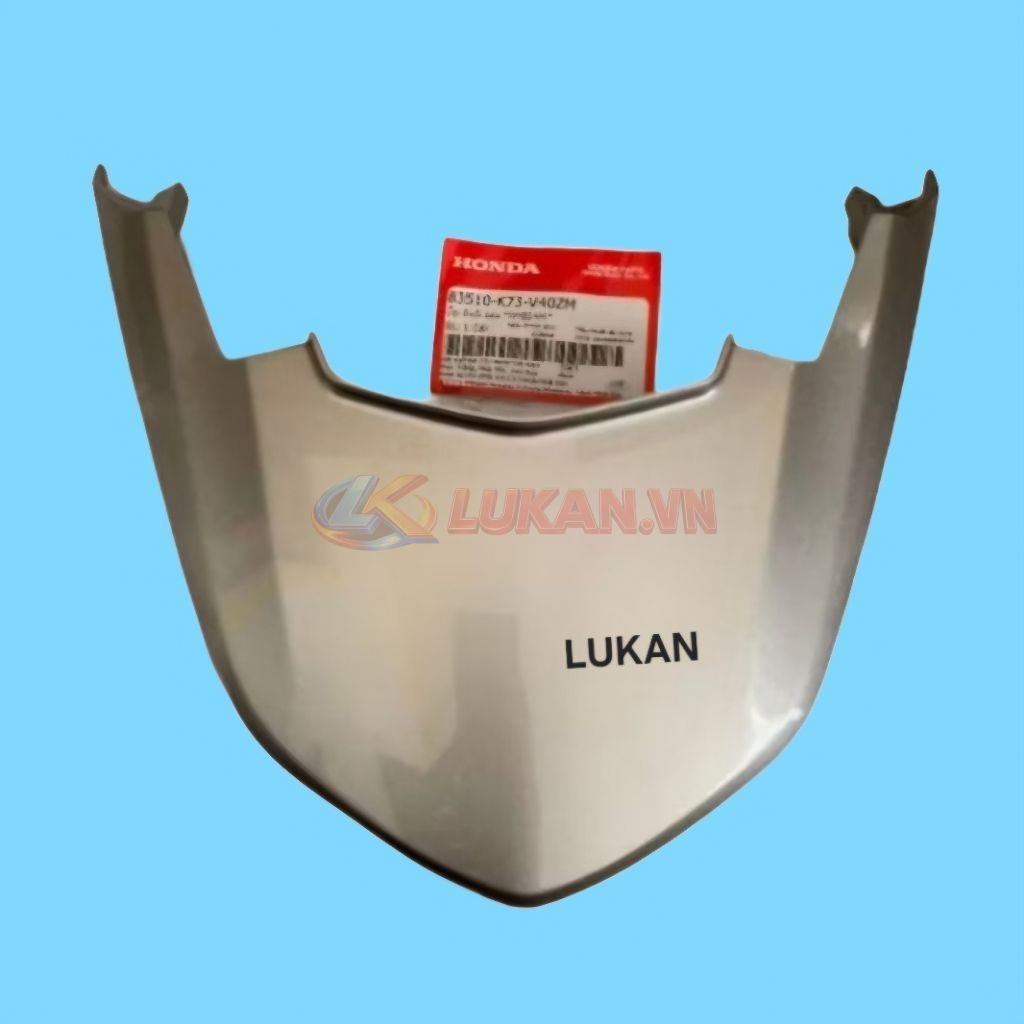 Nắp ốp võ nhựa đuôi, mu rùa FUTURE LED 125... Bạc zin Honda