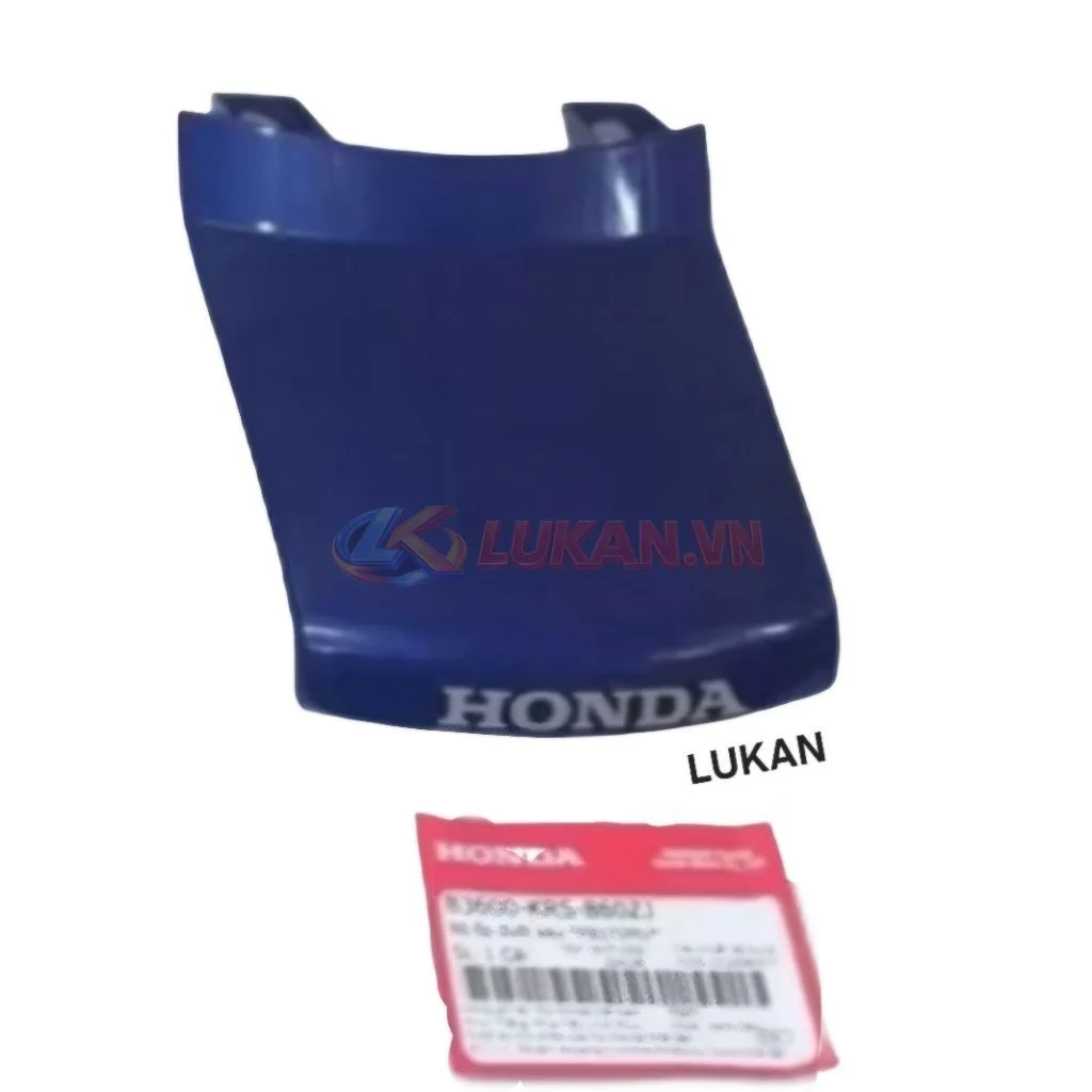 Nắp ốp võ nhựa đuôi, mu rùa WAVE Alpha đời đầu xanh mực tím zin 83600-KRS-860ZA, 83510-KEV-900YH - Ảnh 4