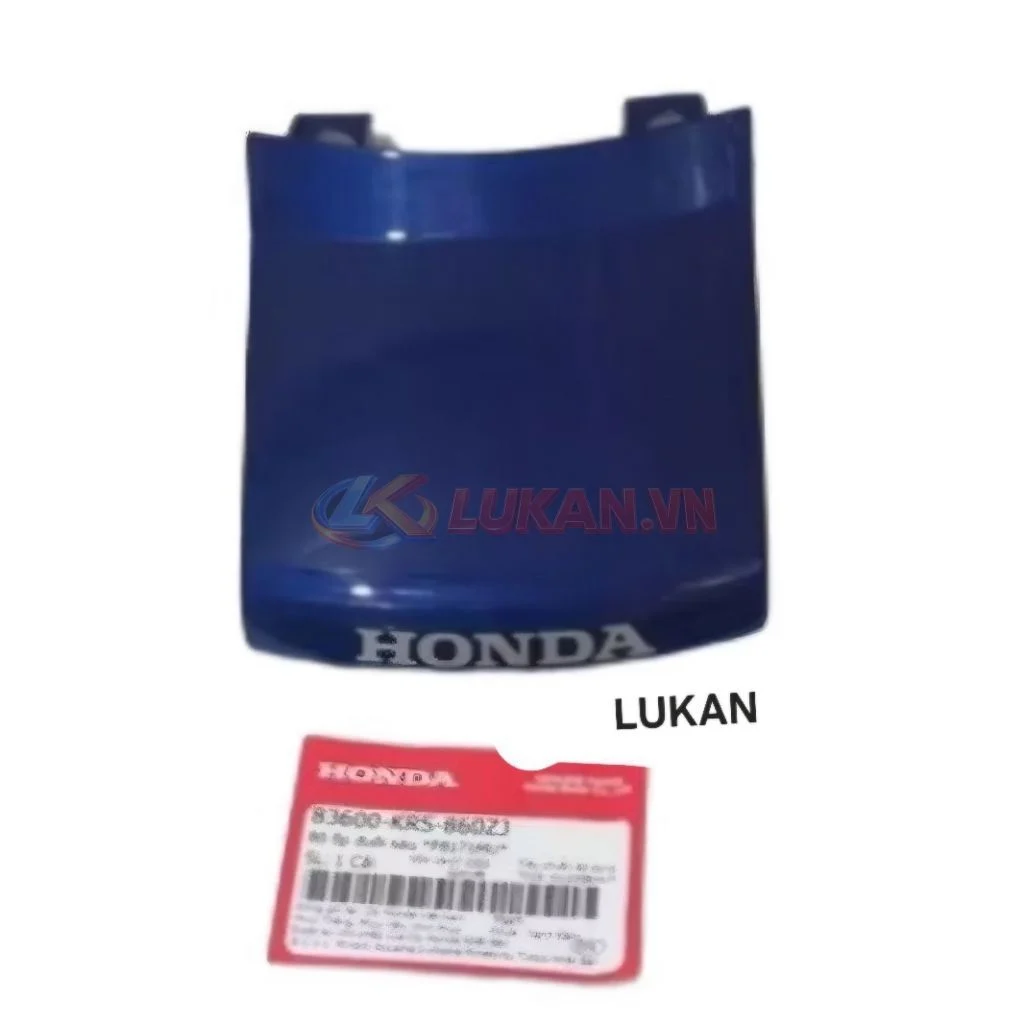 Nắp ốp võ nhựa đuôi, mu rùa WAVE Alpha đời đầu xanh mực tím zin 83600-KRS-860ZA, 83510-KEV-900YH - Ảnh 3