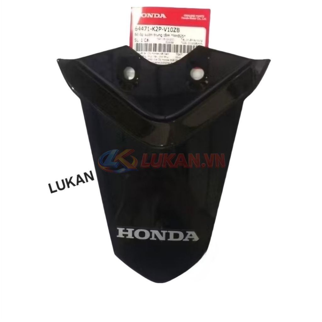 Nắp ốp võ nhựa đuôi, mu rùa xe WINNER X 150 Đen bóng zin 64471-K2P-V10ZB - Ảnh 2