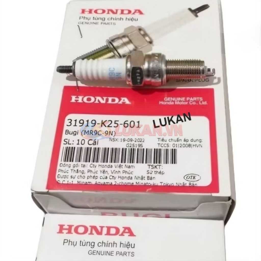 Bugi đánh lửa điện MR9C 9N xe WINNER, SONIC, CBR 150... zin Honda 31919-K25-601 - Ảnh 4