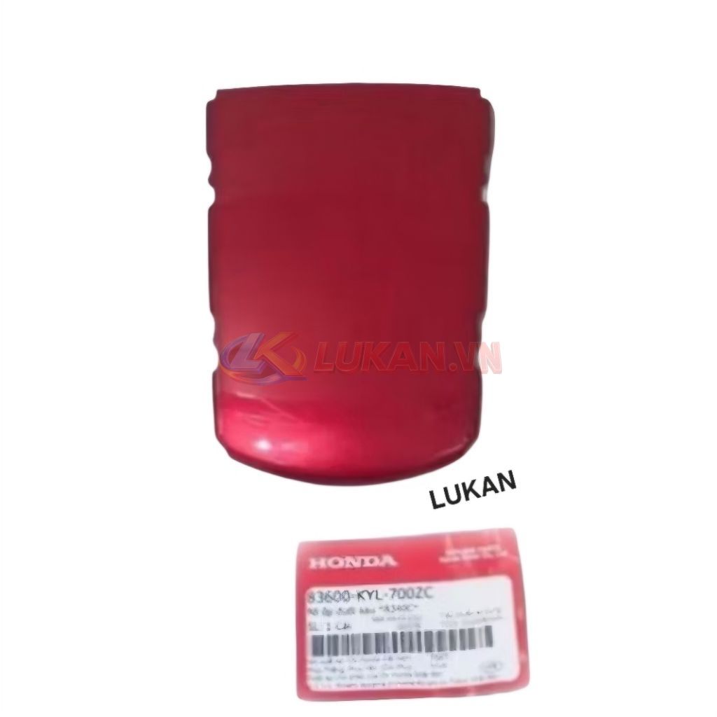 Nắp ốp võ nhựa đuôi, mu rùa FUTURE X 125.... Đỏ zin 83600-KYL-700ZC