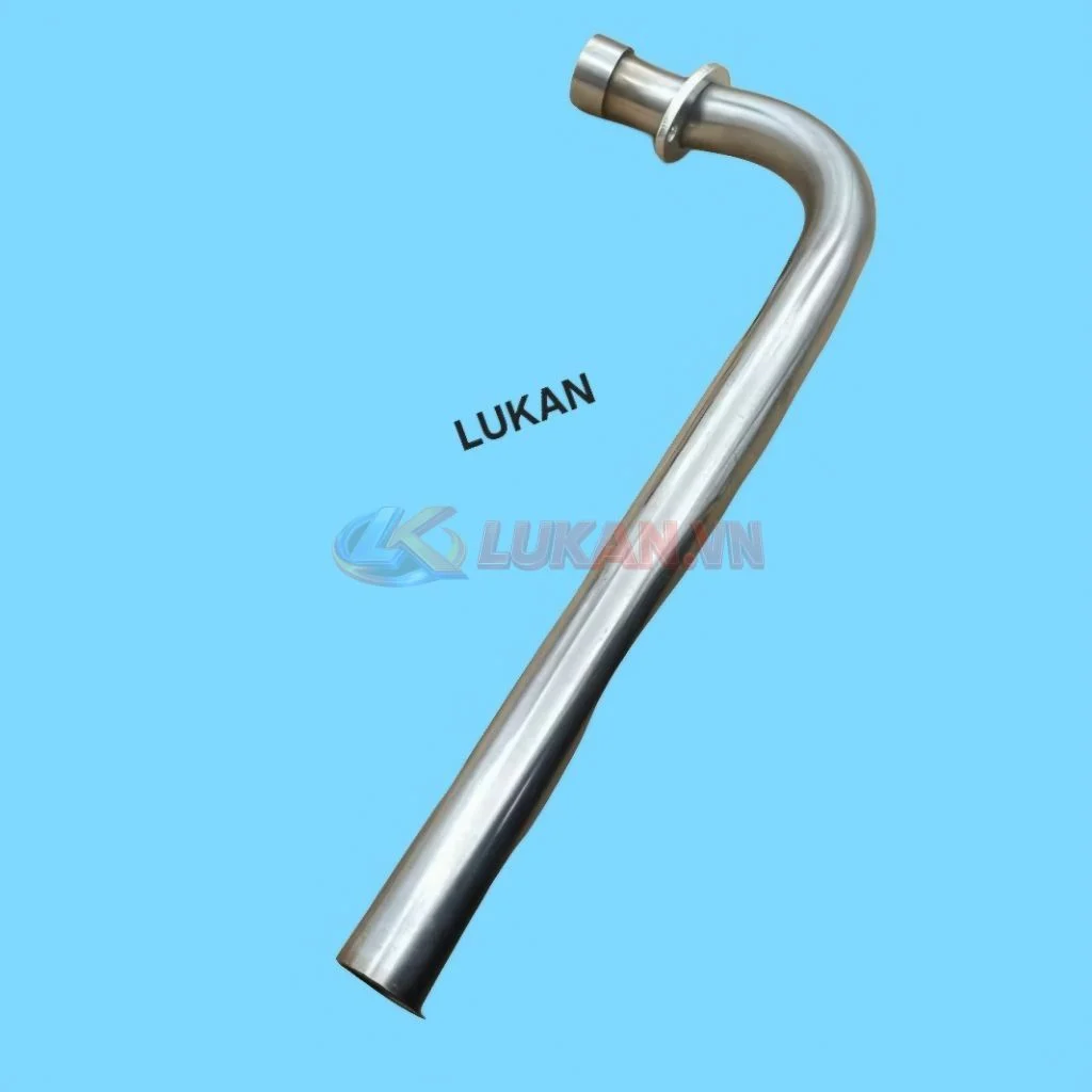 Cổ pô ống xã inox 304 xe 67 phi lỗ 27 - Ảnh 4