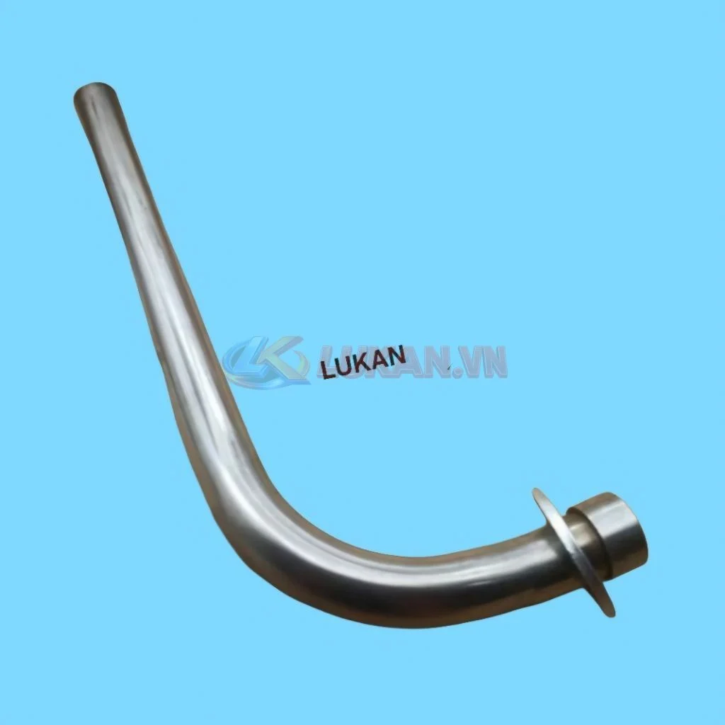 Cổ pô ống xã inox 304 xe 67 phi lỗ 27 - Ảnh 5