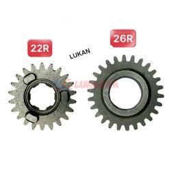 Cặp nhông, bánh răng số 3 đấu xe DREAM, WAVE, CUB....