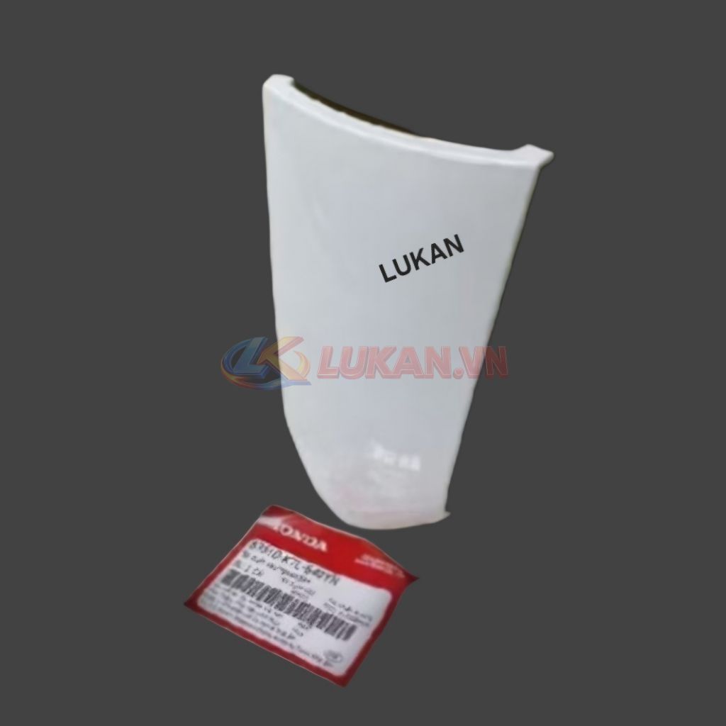 Nắp ốp võ nhựa đuôi, mu rùa WAVE A, ALPHA, S100... Trắng zin 83510-KTL-640YN - Ảnh 4