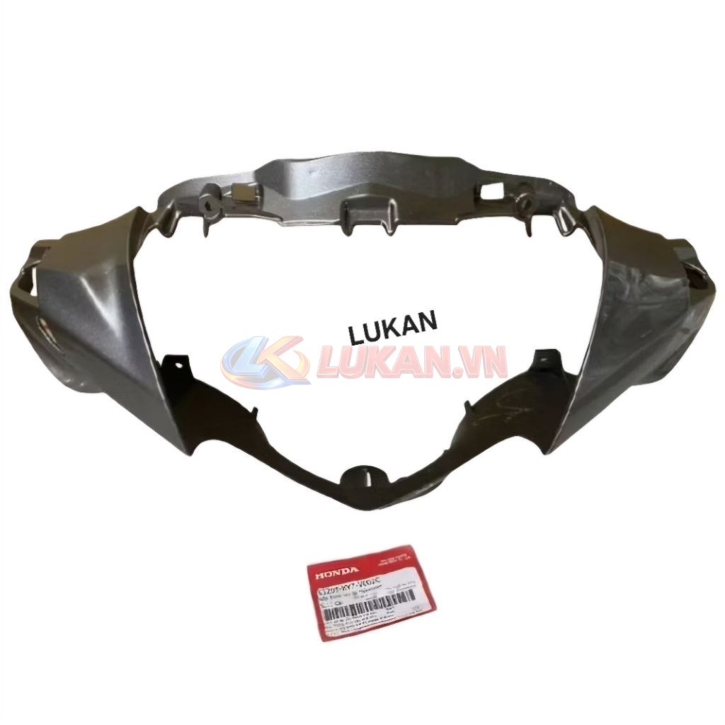 Nhựa ốp võ đầu đèn trước FUTURE MẬP 125 Xám, bàn thờ zin Honda