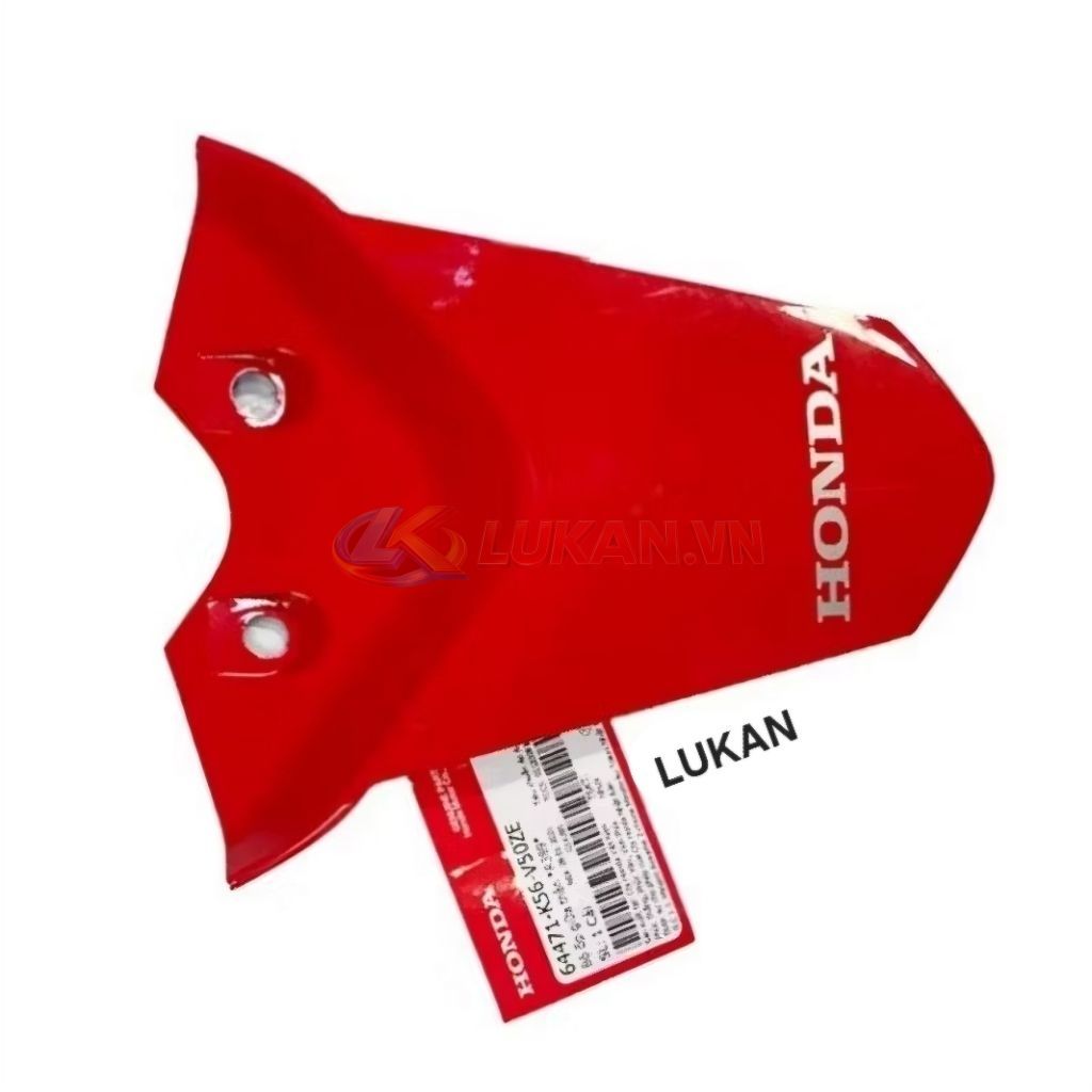 Nắp ốp võ nhựa đuôi rùa WINNER X, RS 150 V2, V3 đỏ zin Honda 64771-K56-V50ZE - Ảnh 3