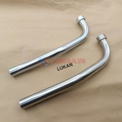 Cổ pô ống xã sắt, inox xe DREAM phi lỗ 25
