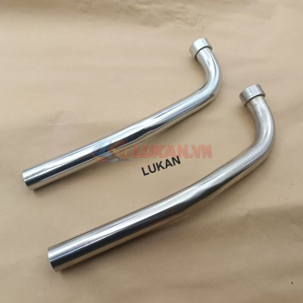Cổ pô ống xã sắt, inox xe DREAM phi lỗ 25