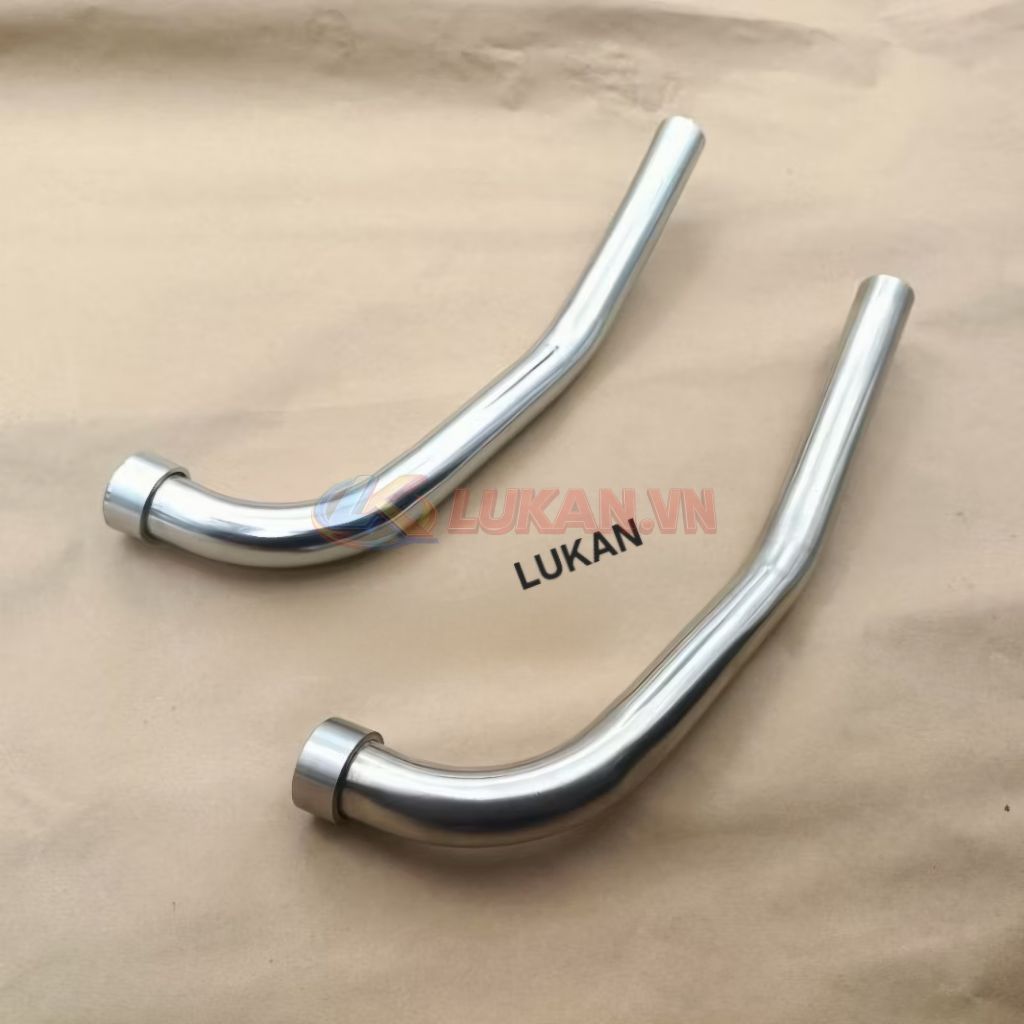 Cổ pô ống xã sắt, inox xe DREAM phi lỗ 25 - Ảnh 2