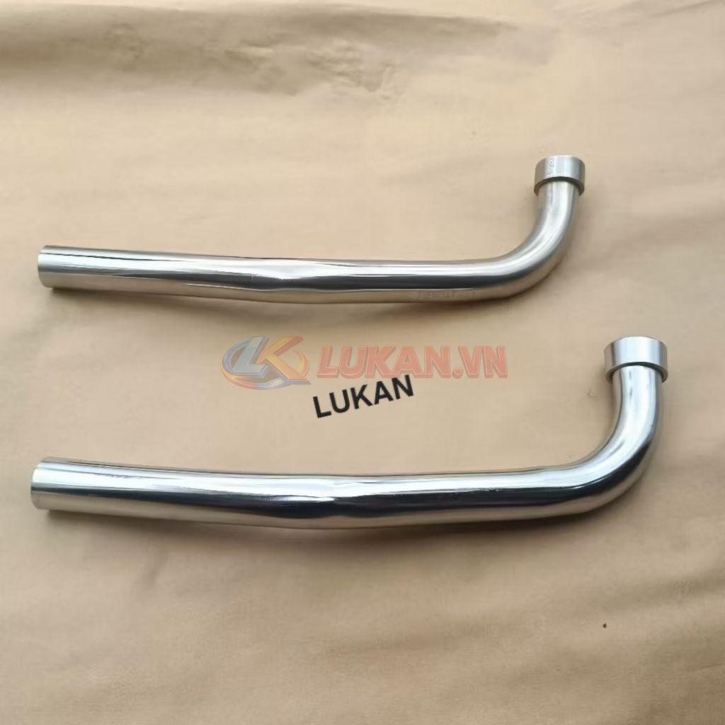 Cổ pô ống xã sắt, inox xe DREAM phi lỗ 25 - Ảnh 4