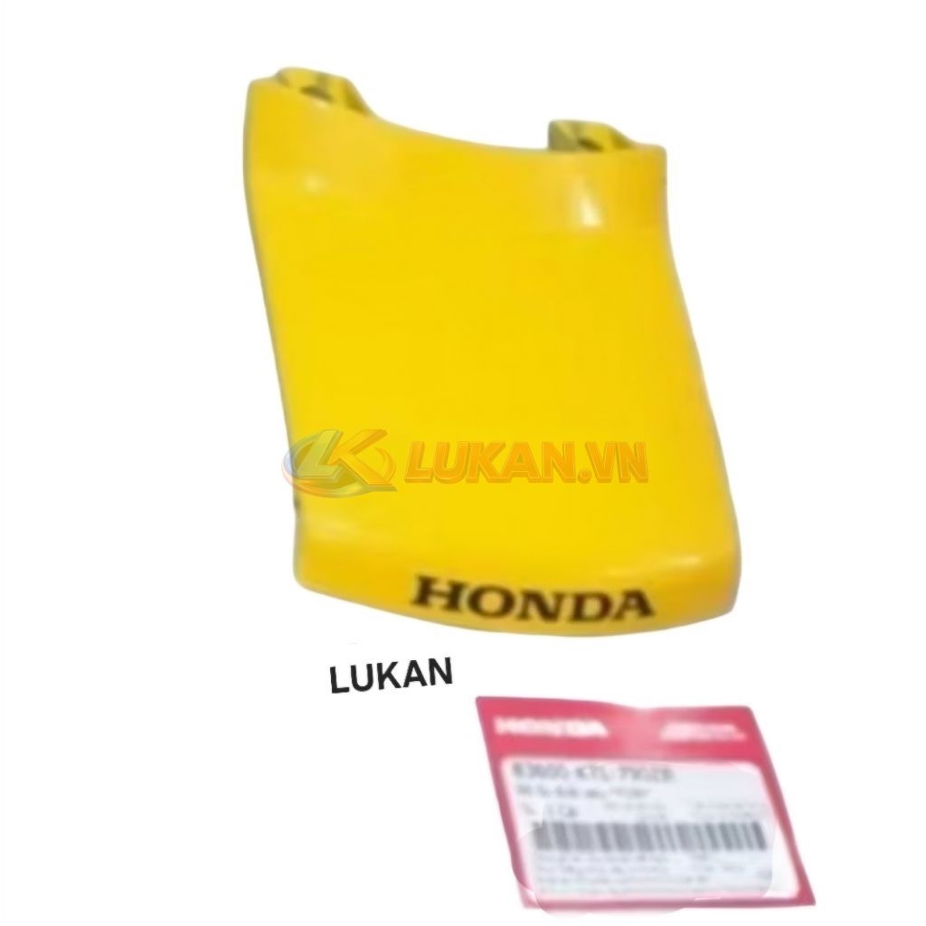 Nắp ốp võ nhựa đuôi, mu rùa WAVE ALPHA đời đầu Vàng zin 83600-KTL-790ZB - Ảnh 2