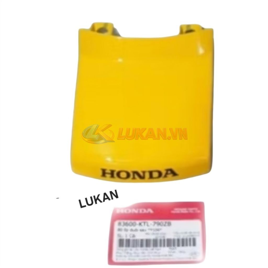 Nắp ốp võ nhựa đuôi, mu rùa WAVE ALPHA đời đầu Vàng zin 83600-KTL-790ZB - Ảnh 4