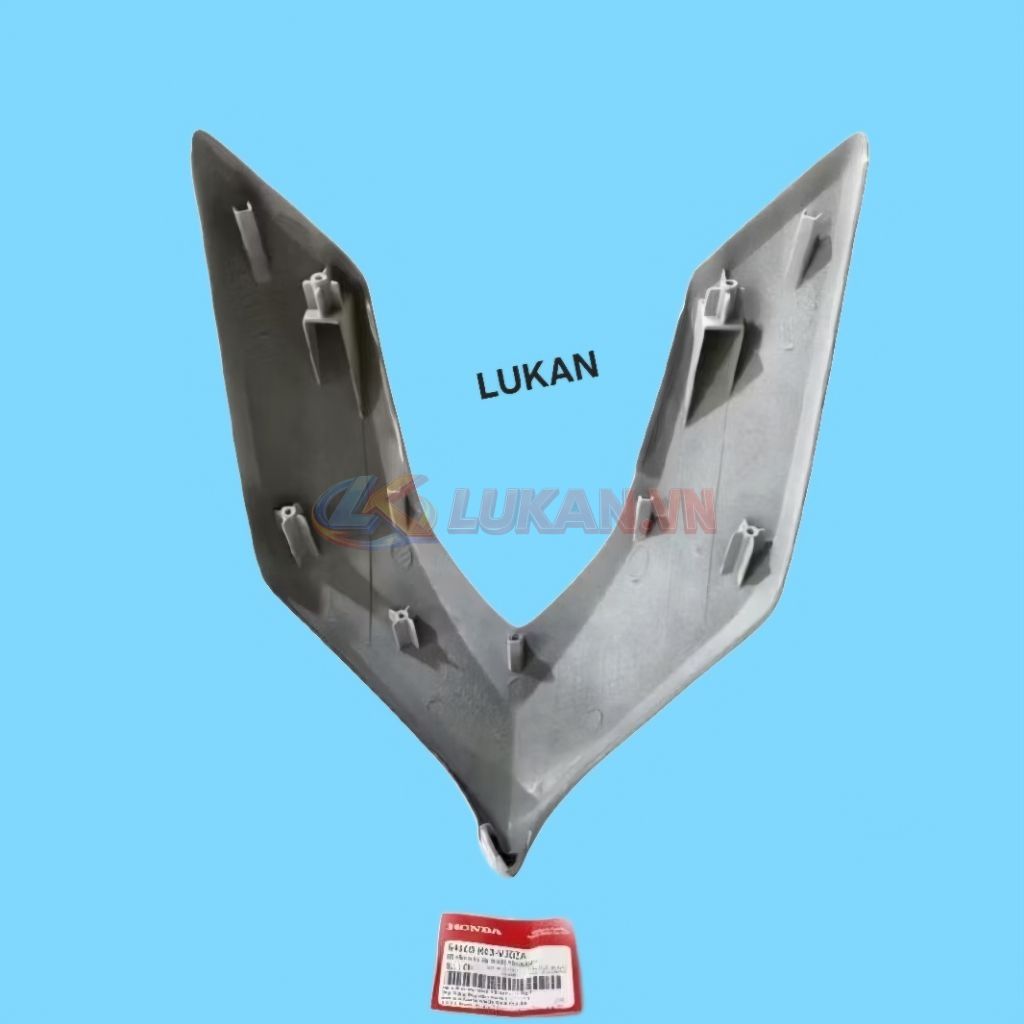 Nhựa chữ V mặt nạ trước xe WAVE RSX 2009-2011.... Trắng zin Honda - Ảnh 2