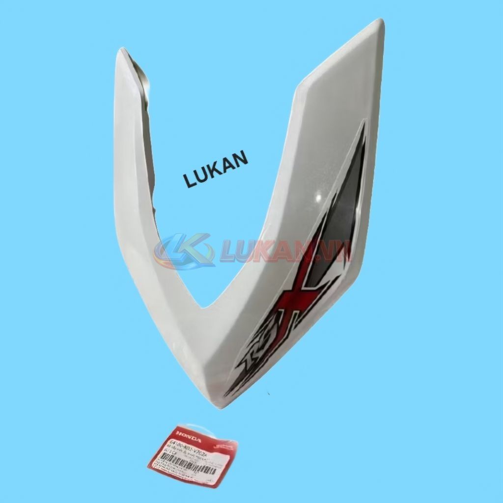 Nhựa chữ V mặt nạ trước xe WAVE RSX 2009-2011.... Trắng zin Honda - Ảnh 3