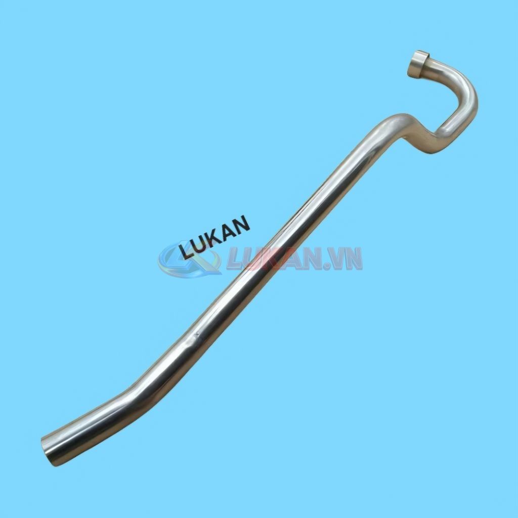 Cổ pô ống xã inox 201 dài xe WAVE S110, RSX... phi lỗ 22 - Ảnh 4