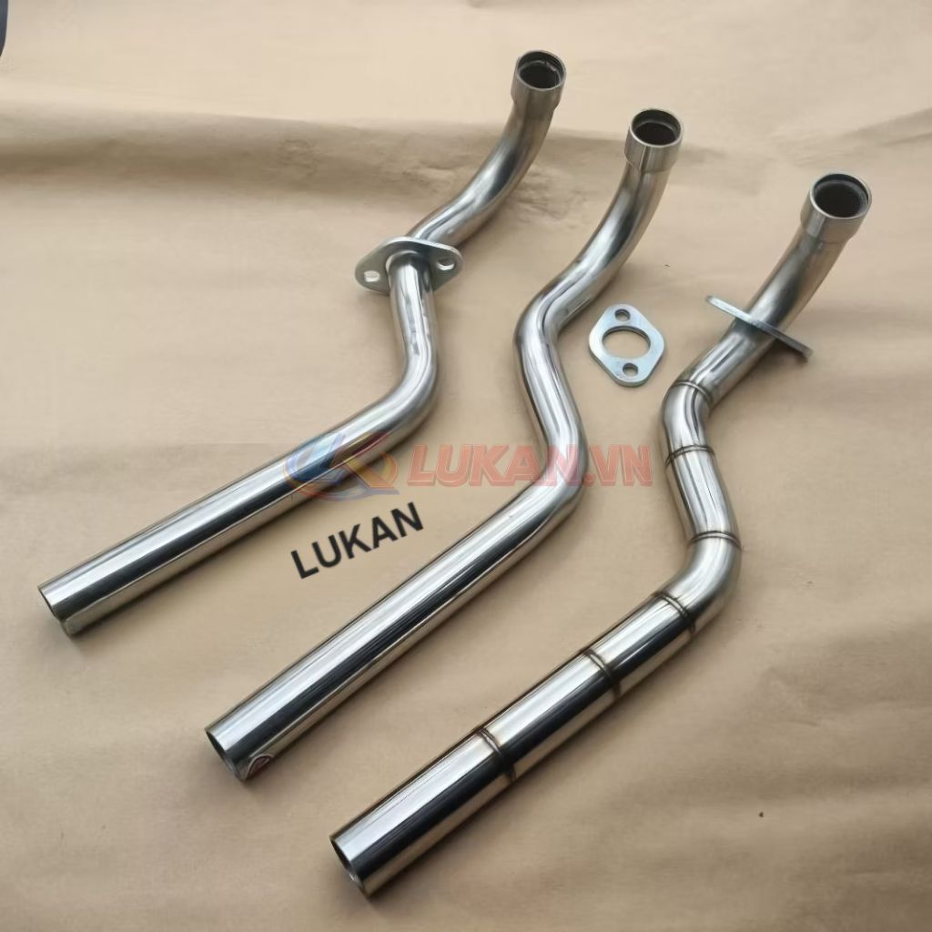 Cổ pô ống xã inox 201, 304 xe WAVE S110, RS, RSX... phi lỗ 27