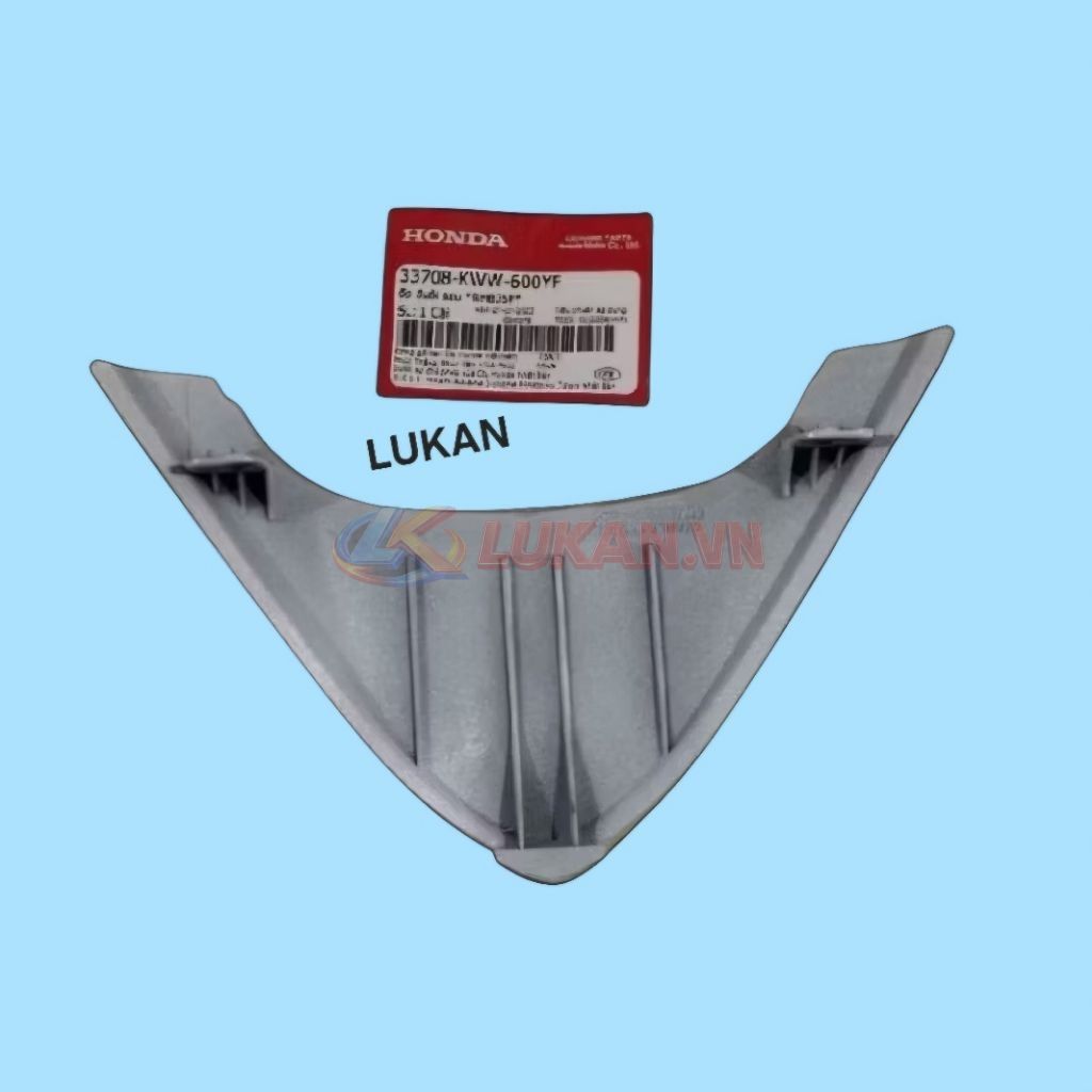 Nắp ốp võ nhựa đuôi, mu rùa WAVE S110, RS, RSX trắng zin Honda 33708-KWW-600YF - Ảnh 2