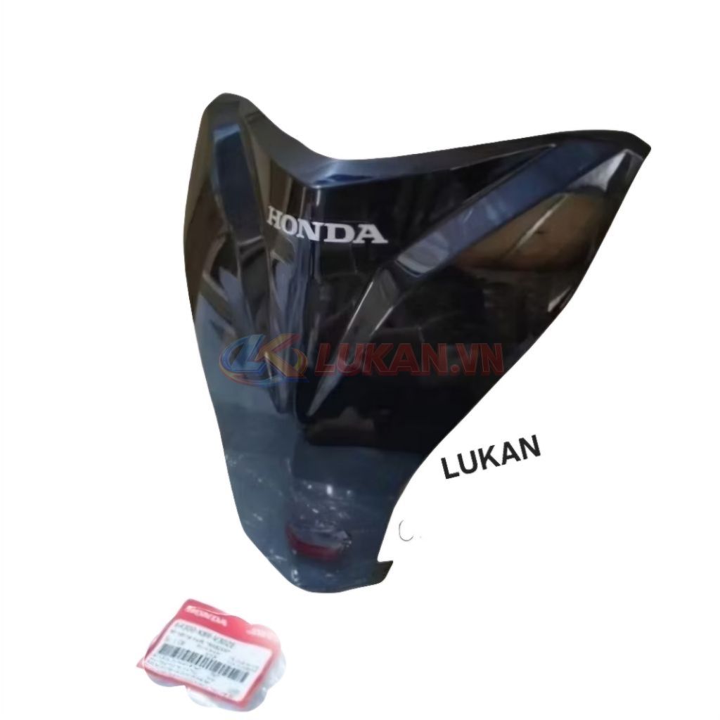 Nhựa ốp mặt nạ trước xe WAVE A, ALPHA 110... Đen zin Honda - Ảnh 3