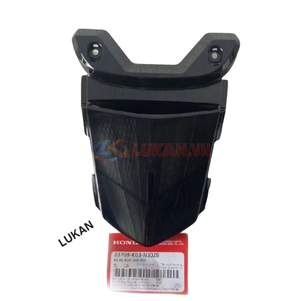 Nắp ốp võ nhựa đuôi, mu rùa WAVE RSX 2014.... Đen bóng zin 33708-K03-N30ZE