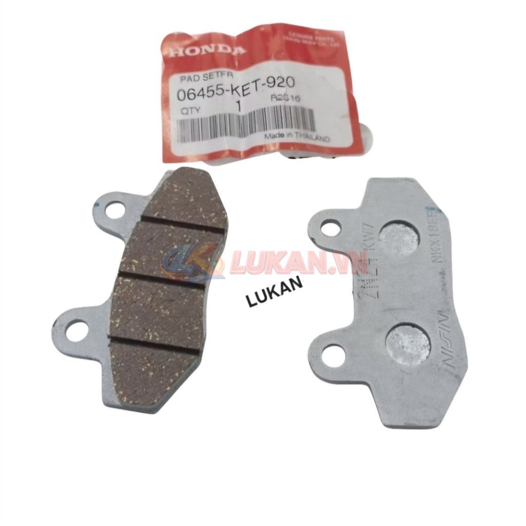Cặp bố thắng đĩa phanh xe WAVE Thái, ZX, FUTURE 1... zin Thái 06455-KET-920 - Ảnh 3