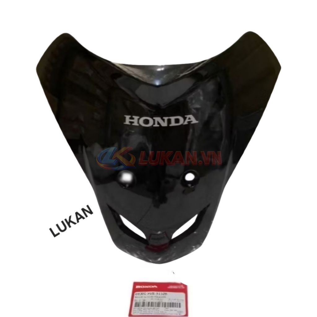Nhựa mặt nạ trước xe WAVE A, ALPHA, S100... Đen zin Honda