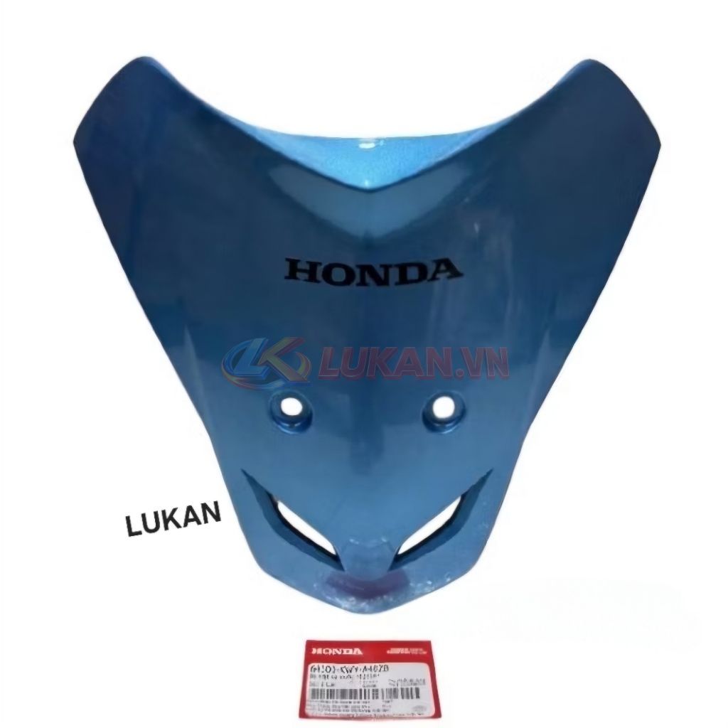Nhựa ốp võ mặt nạ trước WAVE A, ALPHA, S100... Xanh ngọc zin Honda - Ảnh 2