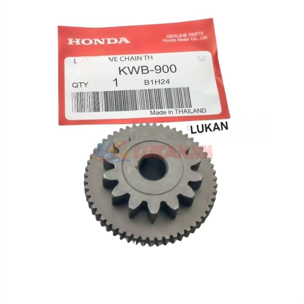 Bánh răng, nhông dĩa đề 2 tầng WAVE S110, RSX, BLADE, A110... khởi động zin 28130-KWW-740 - Ảnh 2