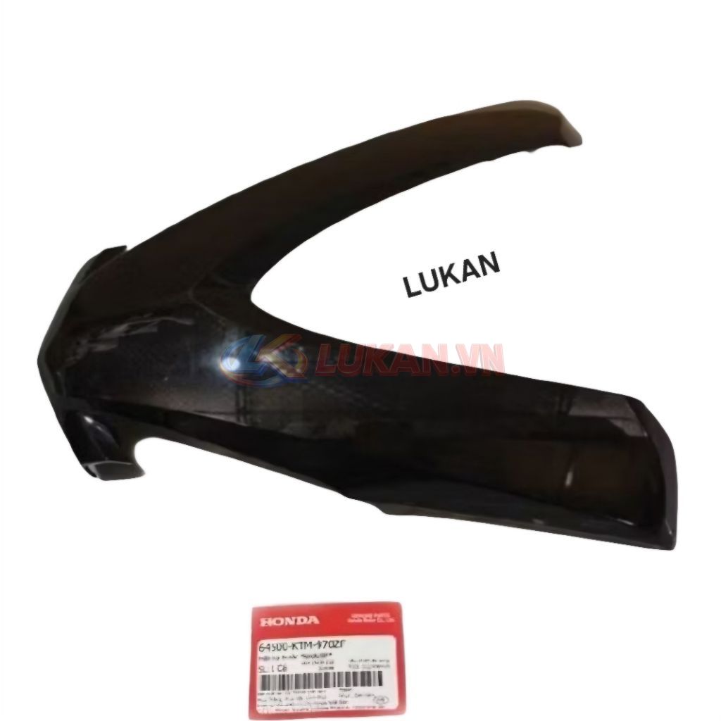 Nhựa mặt nạ trước, chữ V xe FUTURE NEO 125 Đen zin Honda - Ảnh 2