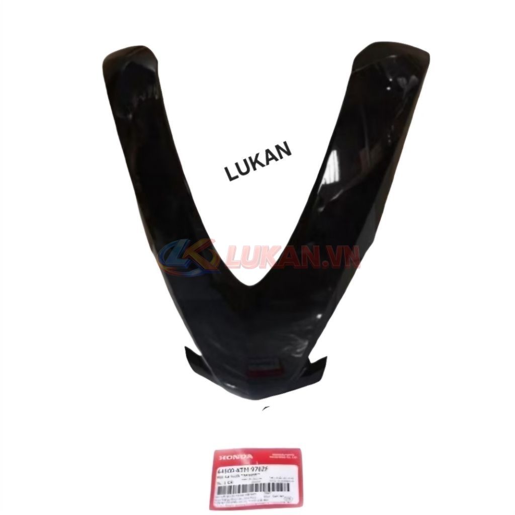 Nhựa mặt nạ trước, chữ V xe FUTURE NEO 125 Đen zin Honda - Ảnh 3