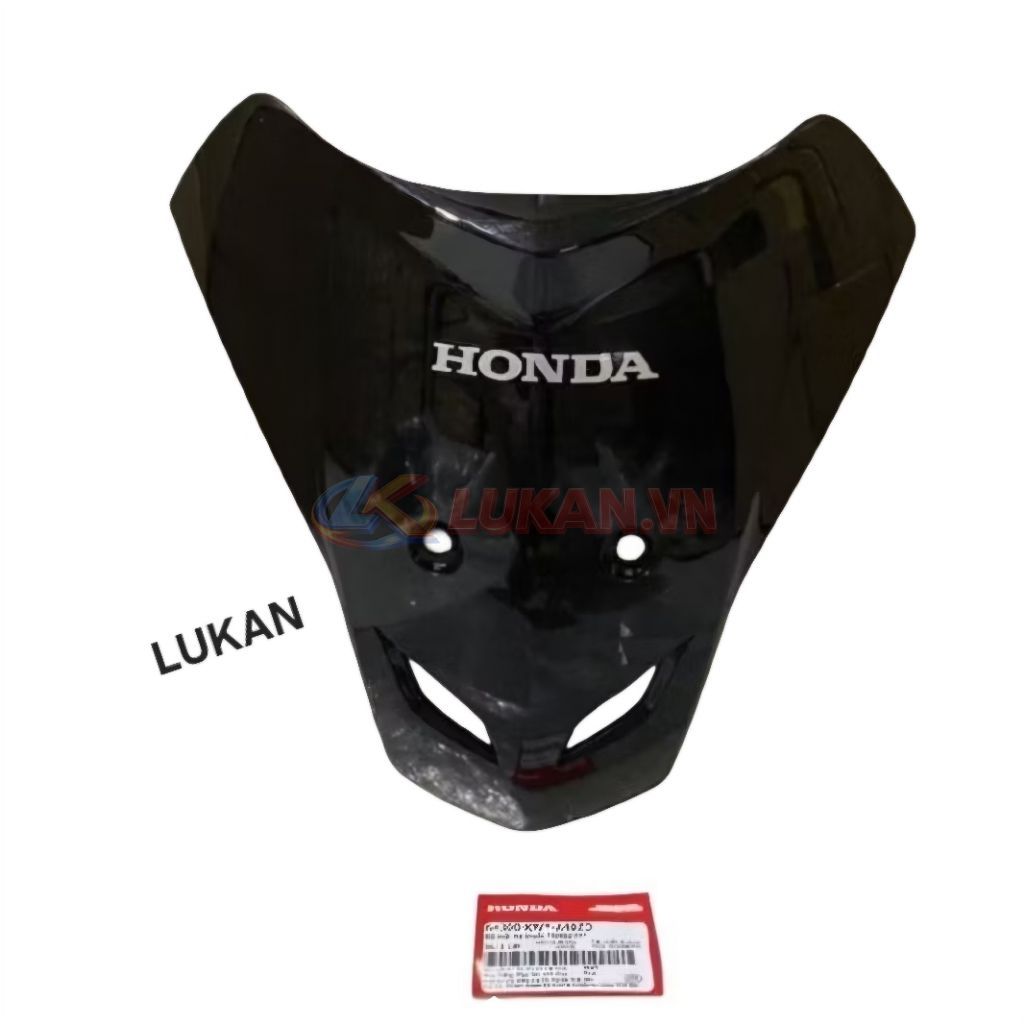 Nhựa ốp mặt nạ trước xe WAVE A, ALPHA, S100.... Đen zin Honda 64300-KWY-A30ZD - Ảnh 3