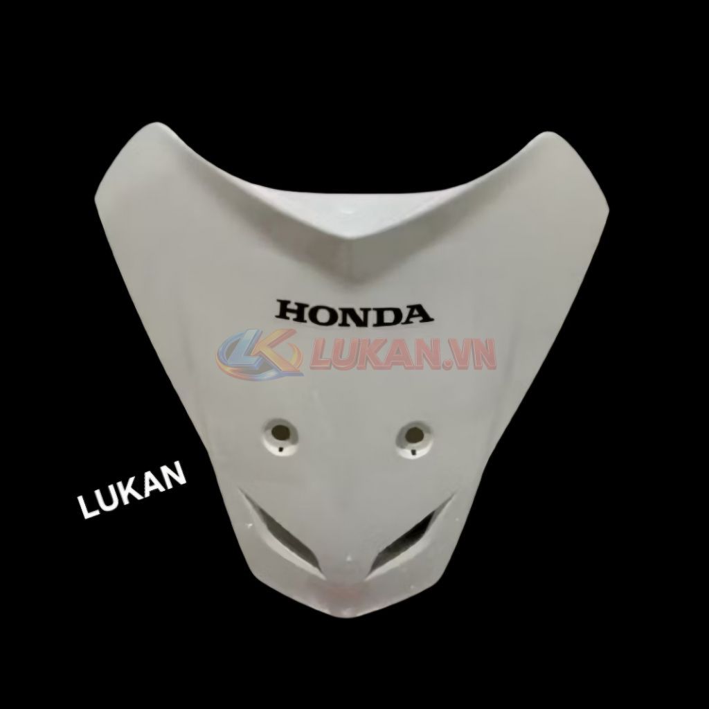 Nhựa ốp võ mặt nạ trước WAVE A, ALPHA, S100.... Trắng zin Honda 64300-KWY-A30ZC - Ảnh 2