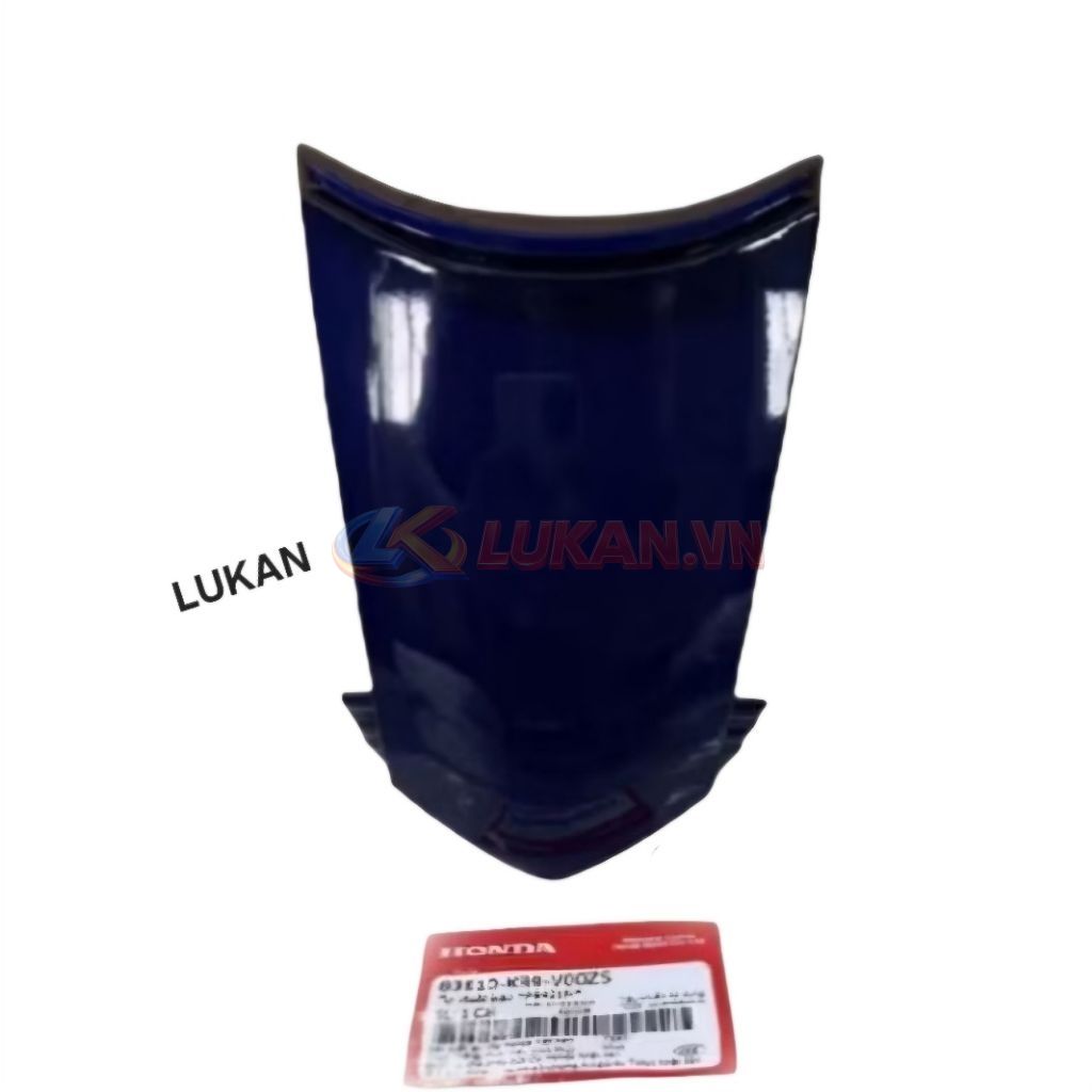 Nắp ốp võ nhựa đuôi, mu rùa WAVE A, ALPHA 110... Xanh mực zin