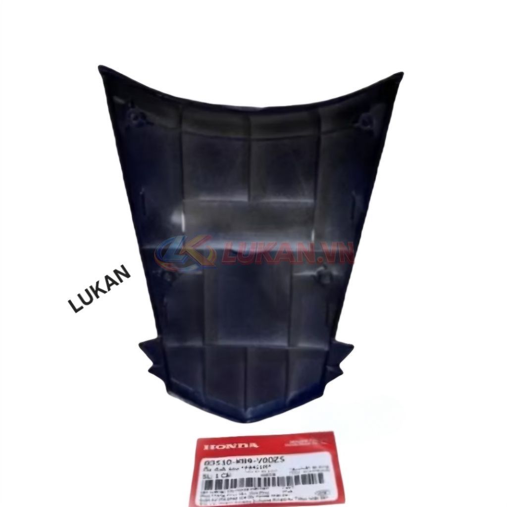 Nắp ốp võ nhựa đuôi, mu rùa WAVE A, ALPHA 110... Xanh mực zin - Ảnh 2