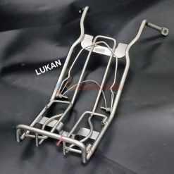 Baga giữa inox kẹp để đồ xe WAVE A, ALPHA 110... dày 10li