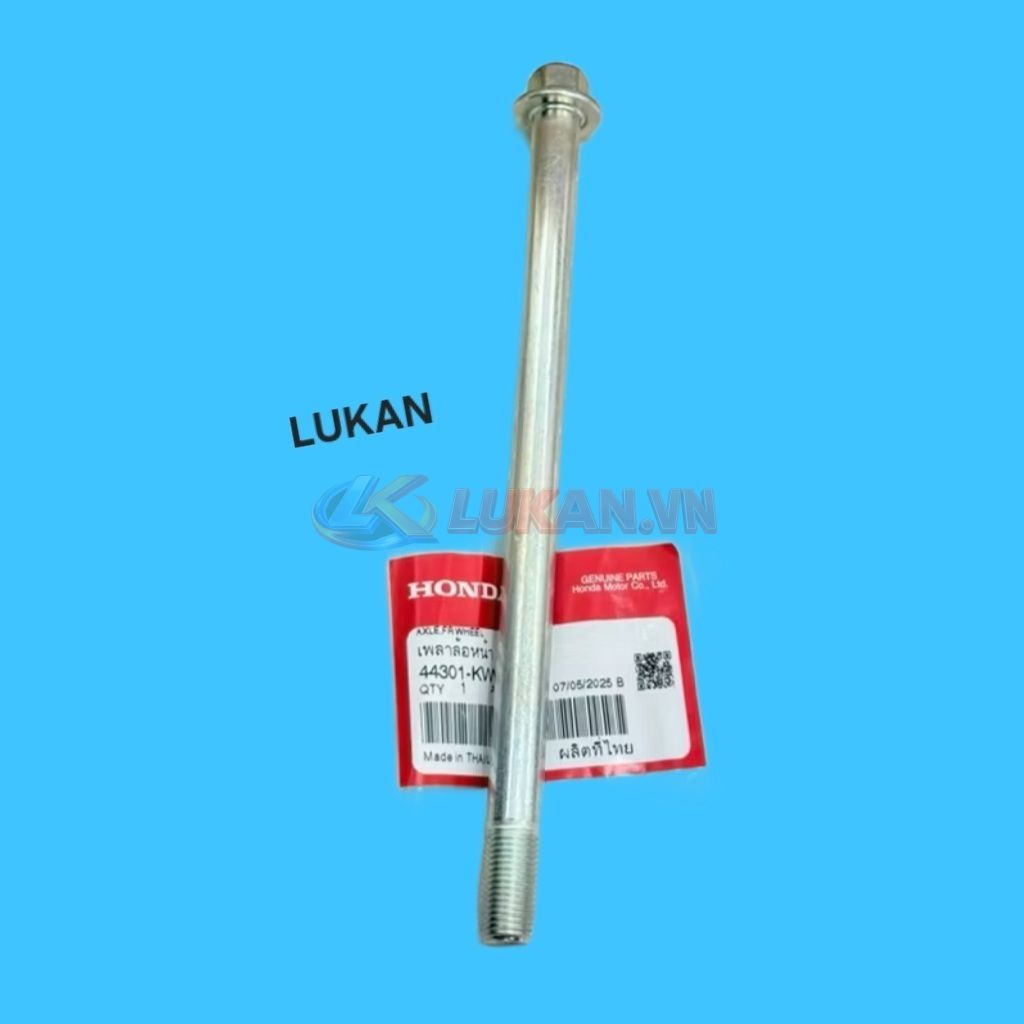 Trục cốt đùm bánh trước FUTURE MẬP, LED, WAVE 125... zin 44301-KWW-640 - Ảnh 4