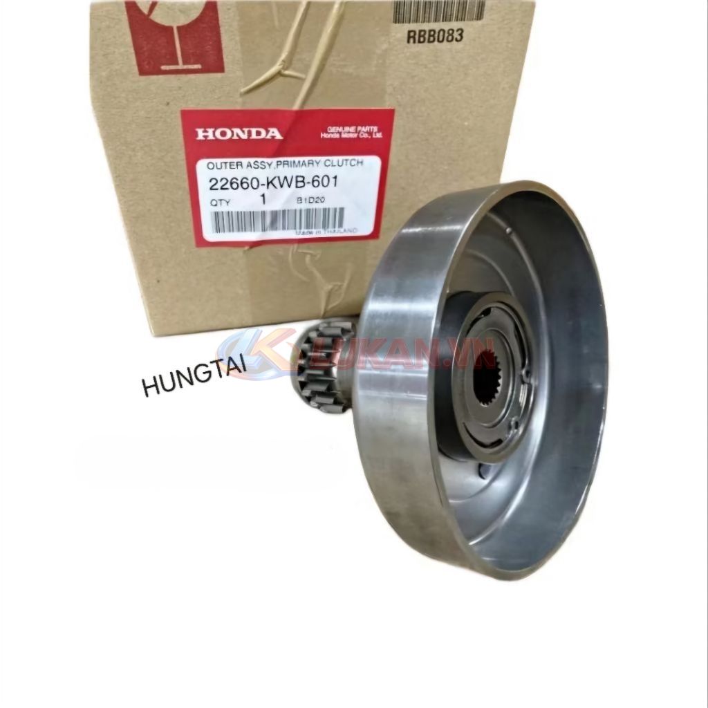 Nhông chuông nồi côn ba càng WAVE S110, RSX, ALPHA 110... zin 22660-KWB-601 - Ảnh 3