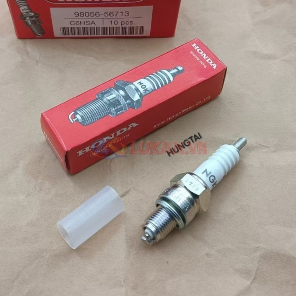 Bugi đánh lửa điện DREAM, WAVE, FUTURE, CUB... C6HSA zin Honda Thái xịn NGK - Ảnh 3