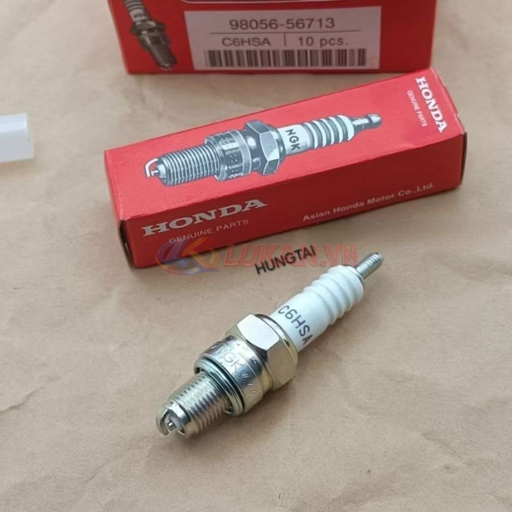 Bugi đánh lửa điện DREAM, WAVE, FUTURE, CUB... C6HSA zin Honda Thái xịn NGK - Ảnh 2